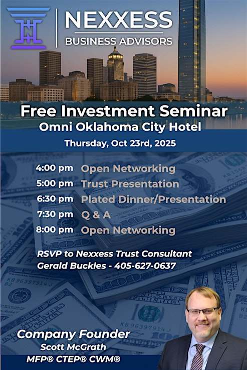 Investment Dinner Seminar - Nexxess Business Advisors